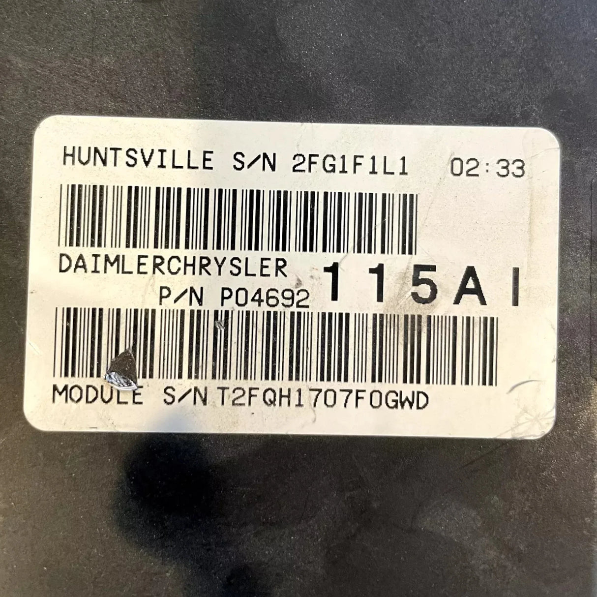 4692115AL Genuine Mopar Totally Integrated Power Module Fuze Box - Truck To Trailer