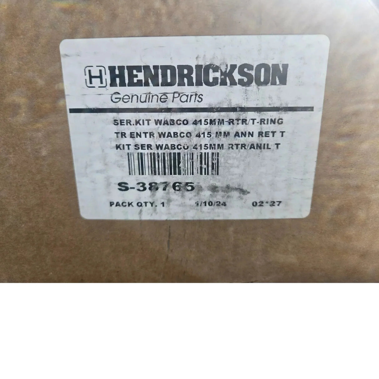 S-38765 Genuine Hendrickson Disc Brake Rotor - Truck To Trailer