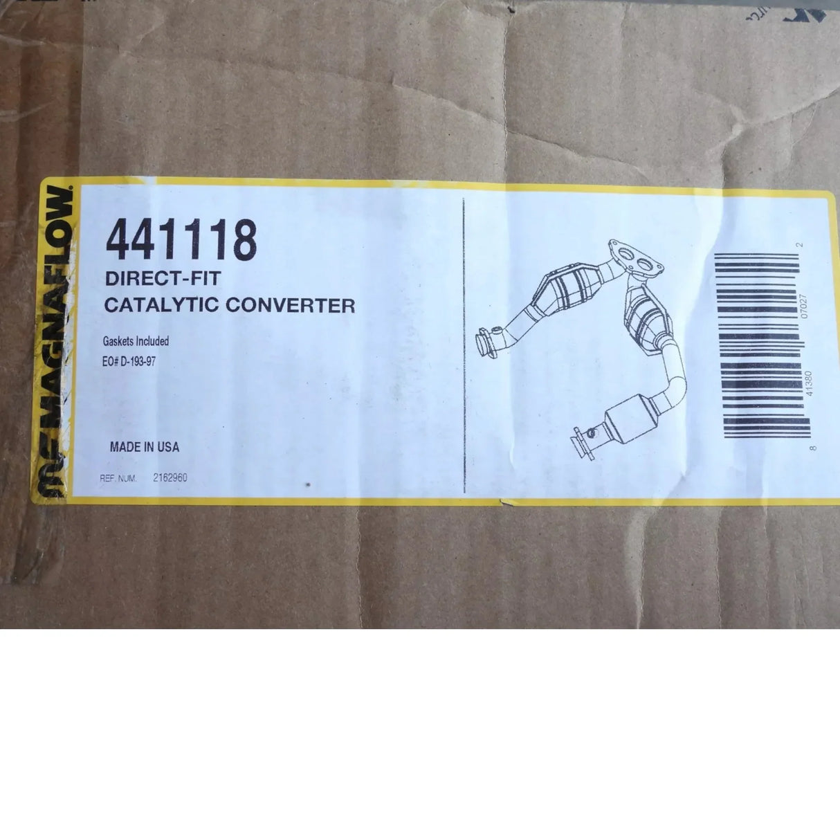 441118 Magnaflow Catalytic Converter - Truck To Trailer