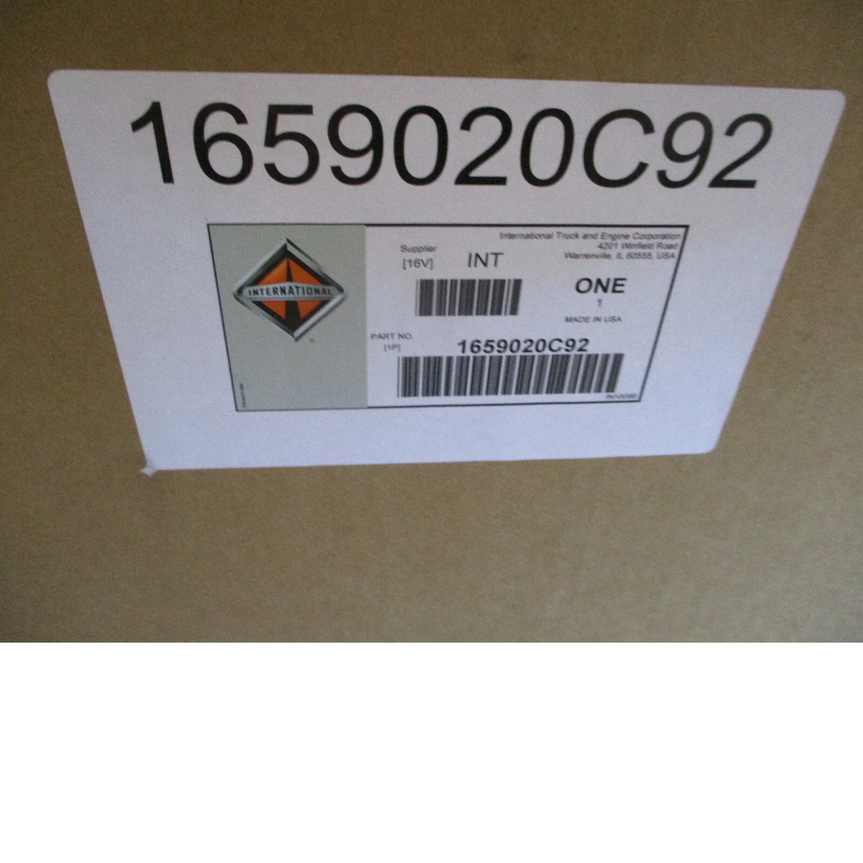 1659020C92 Genuine International Tank Fuel