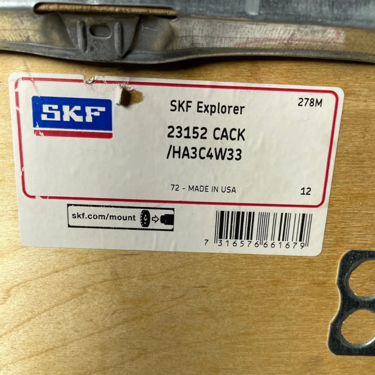 23168 CACK/HA3C4W33 Genuine SKF Spherical Roller Bearing - Truck To Trailer