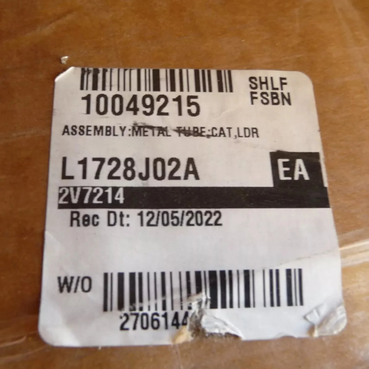 2V-7214 CAT Cylinder Line Tube - Truck To Trailer