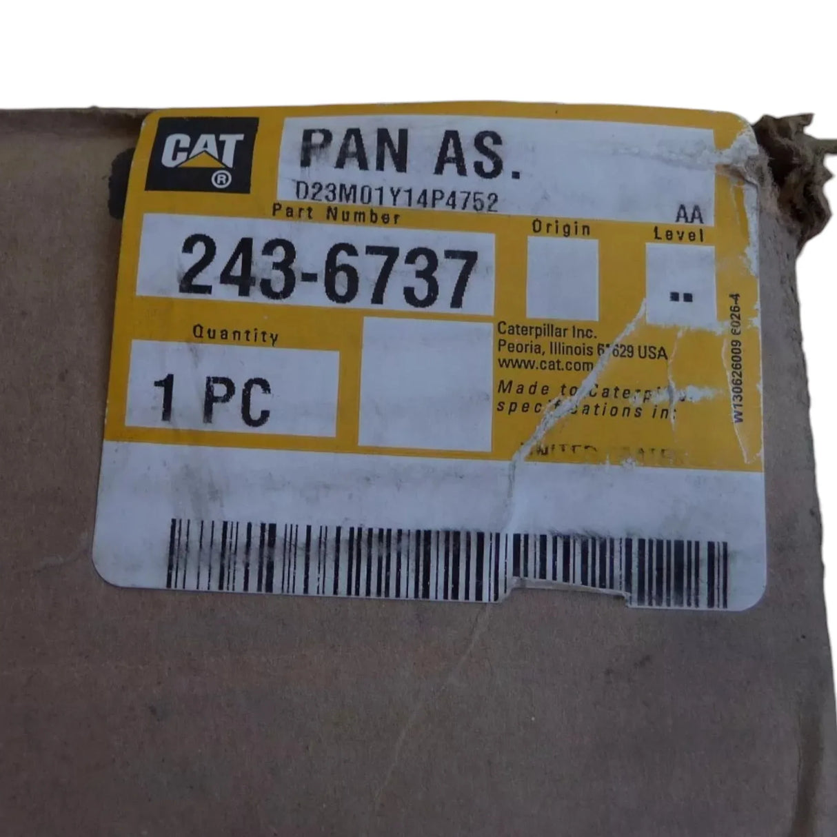 243-6737 CAT Pan Assembly - Truck To Trailer