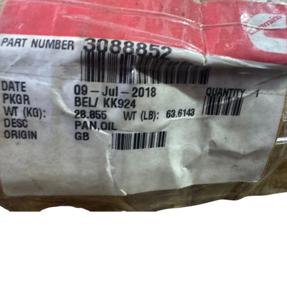 3033565 Cummins Oil Pan