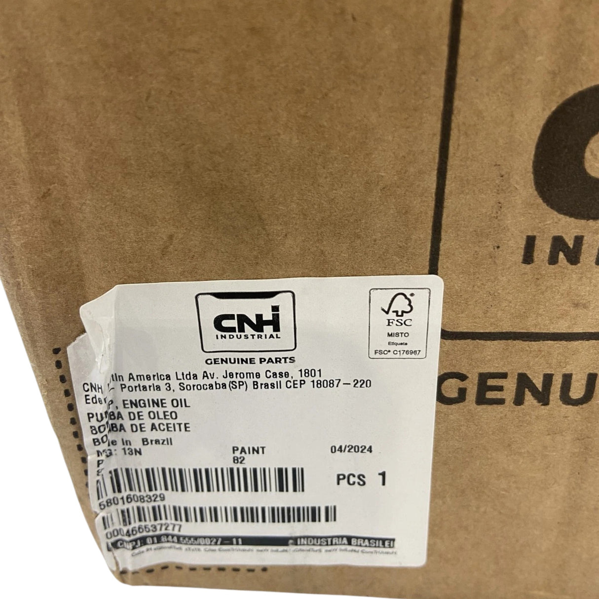 5801608329 Genuine CNHI Engine Oil Pump