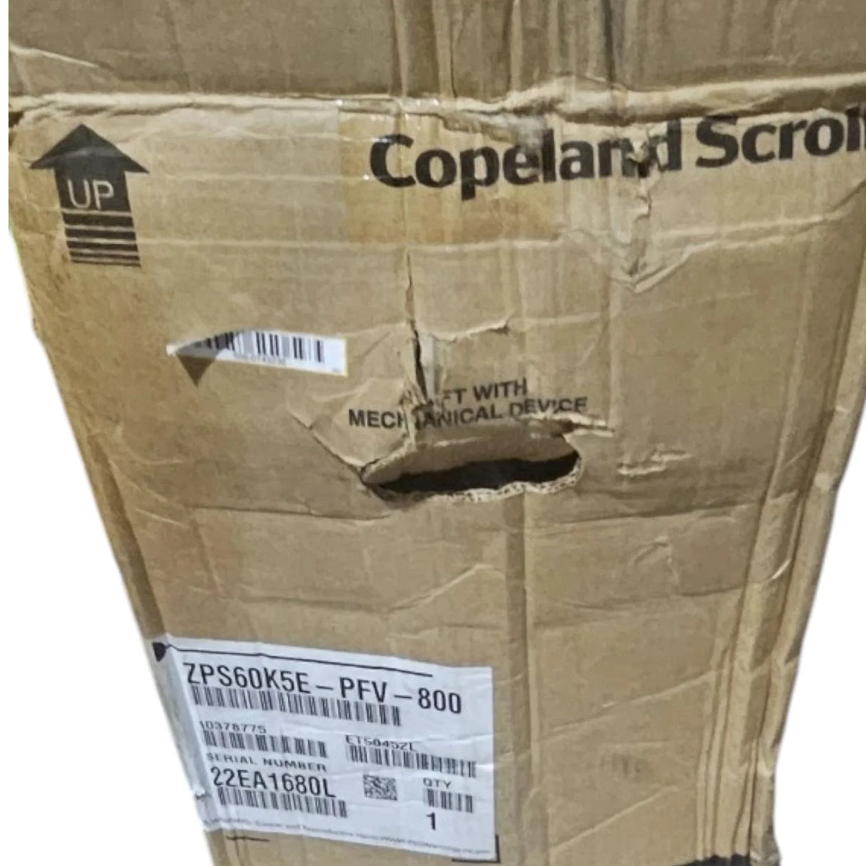 ZPS60K5E-PFV-800 Genuine Copeland Scroll Compressor - Truck To Trailer