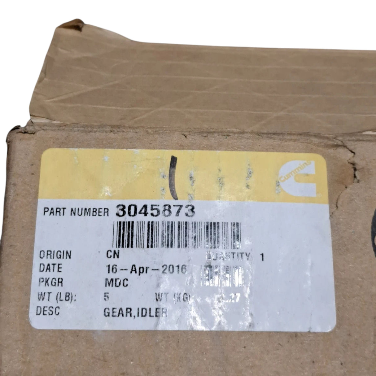 3045873 Genuine Cummins Idler Gear