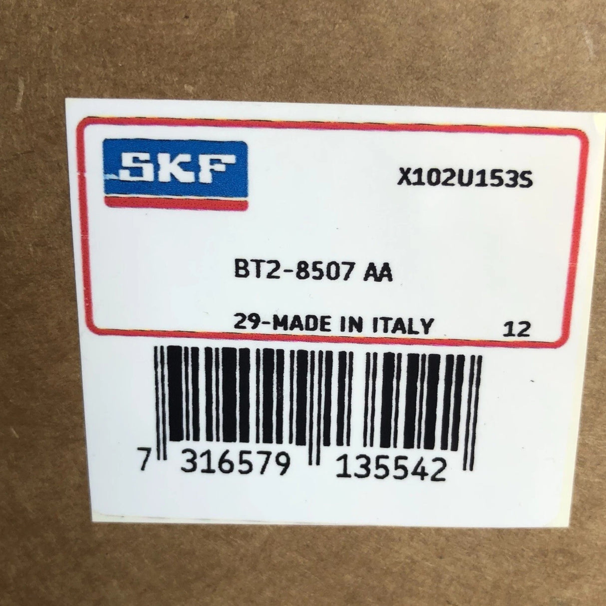BT2-8507 AA Genuine SKF Railway Bearing Unit