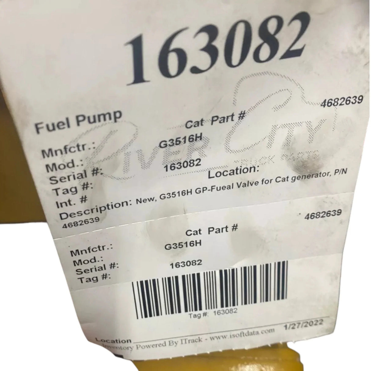 468-2639 Caterpillar Valve GP Fuel Pump - Truck To Trailer
