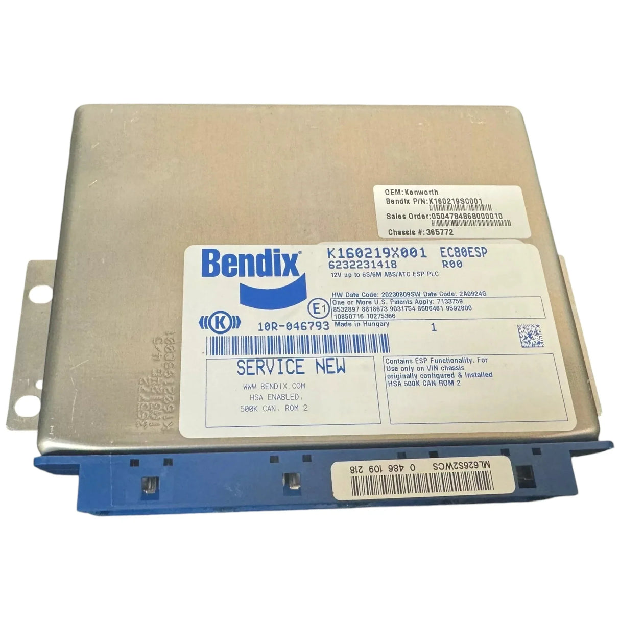 K160219SC001 Bendix ABS Electronic Control Unit - Truck To Trailer