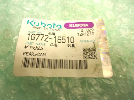 1G772-16510 Kubota Camshaft Gear - Truck To Trailer