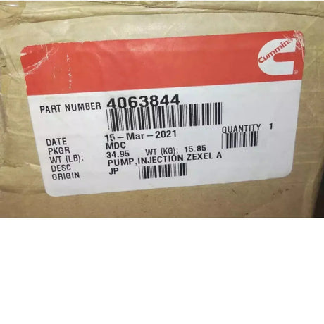 4063844NX Genuine Cummins Fuel Injection Pump - Truck To Trailer