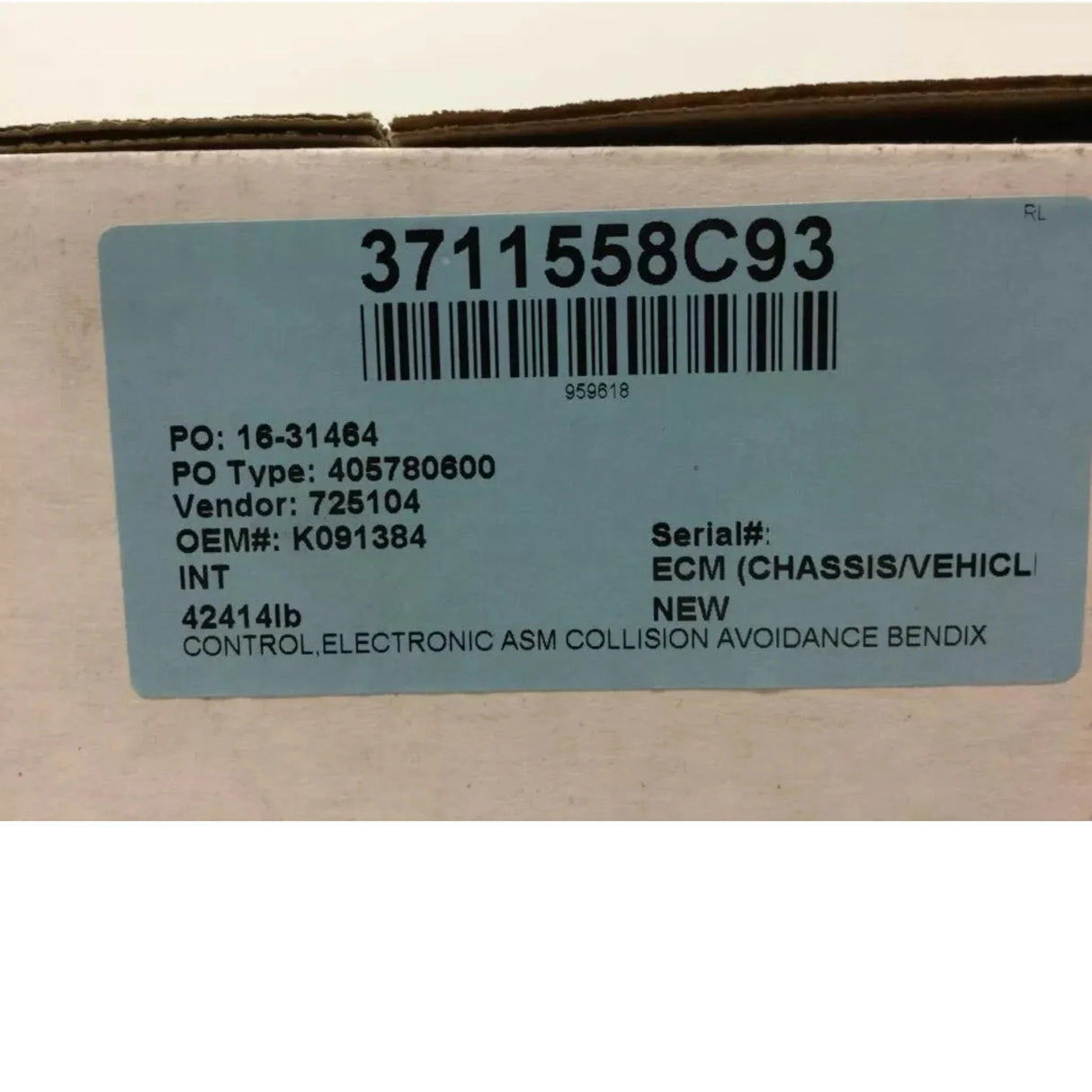 3711558C93 Bendix Control Electronic Assembly - Truck To Trailer