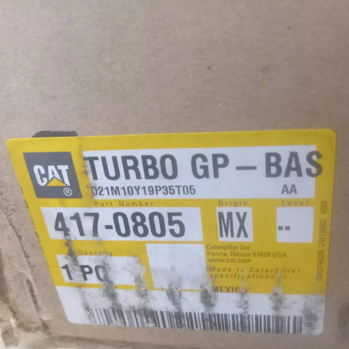 417-0805 Caterpillar Turbocharger - Truck To Trailer