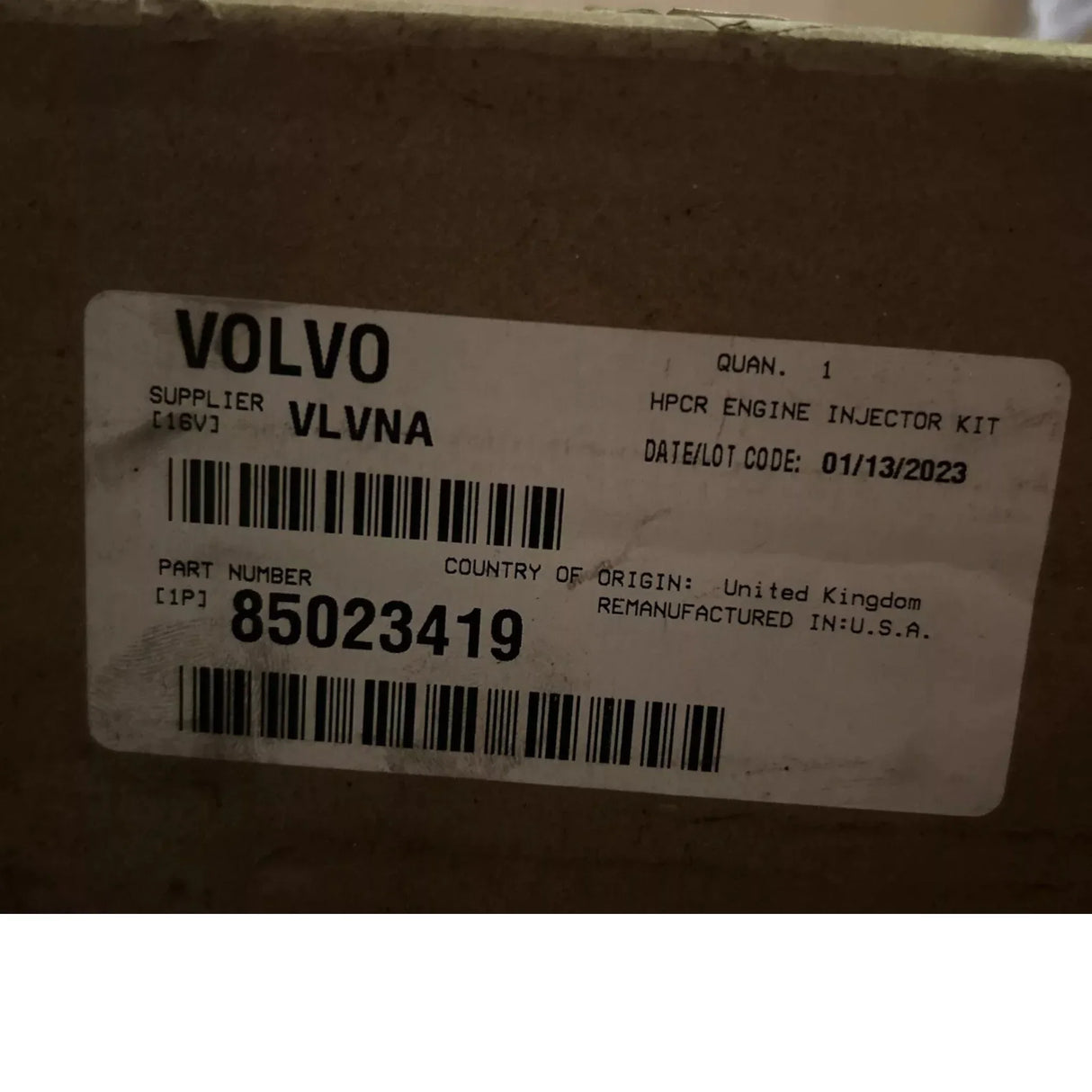 85023419 Genuine Volvo Fuel Injector Set Of 6 - Truck To Trailer