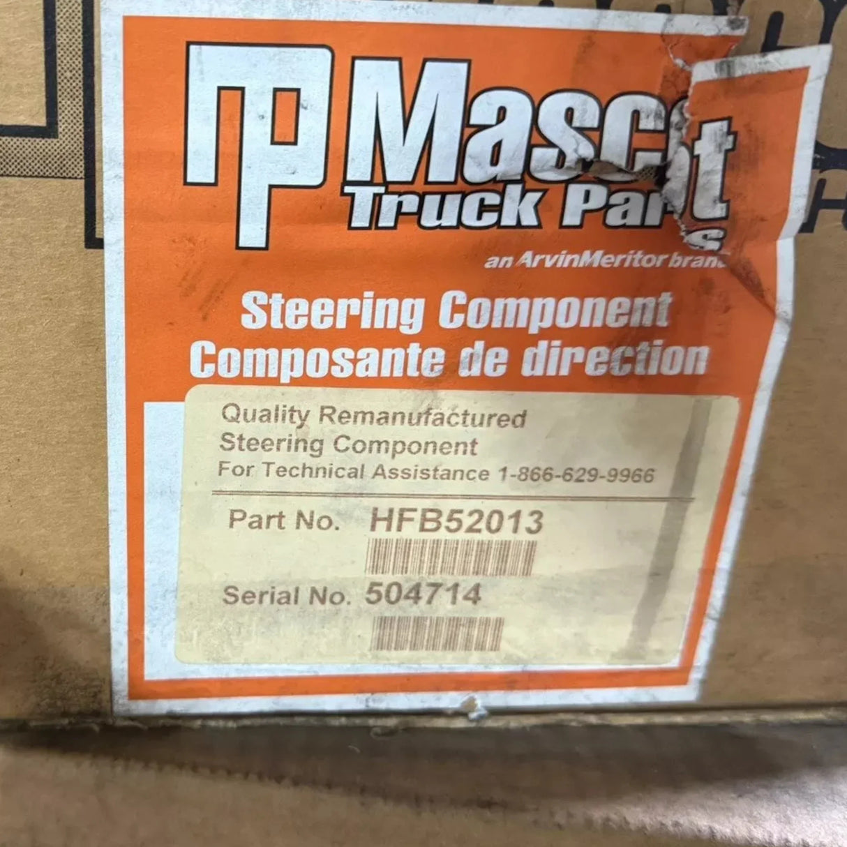 HFB52013 Genuine TRW Steering Gear Assembly - Truck To Trailer