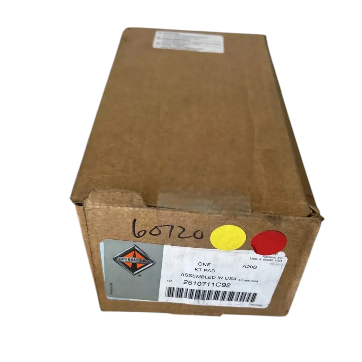 2510711C91 Genuine International Disc Brake Pad Set - Truck To Trailer