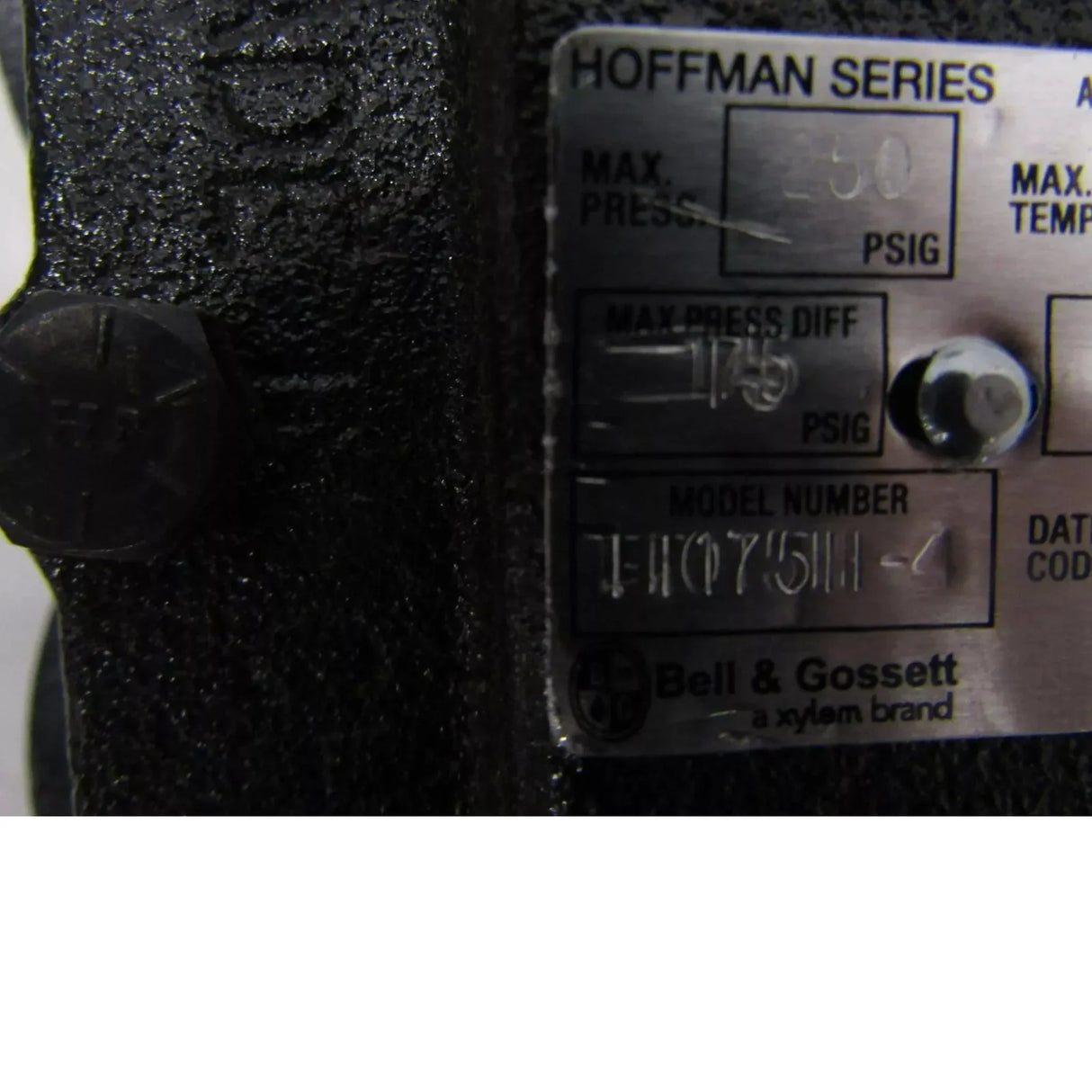 FT075H-4 Hoffman Cast Iron Steam Trap - Truck To Trailer