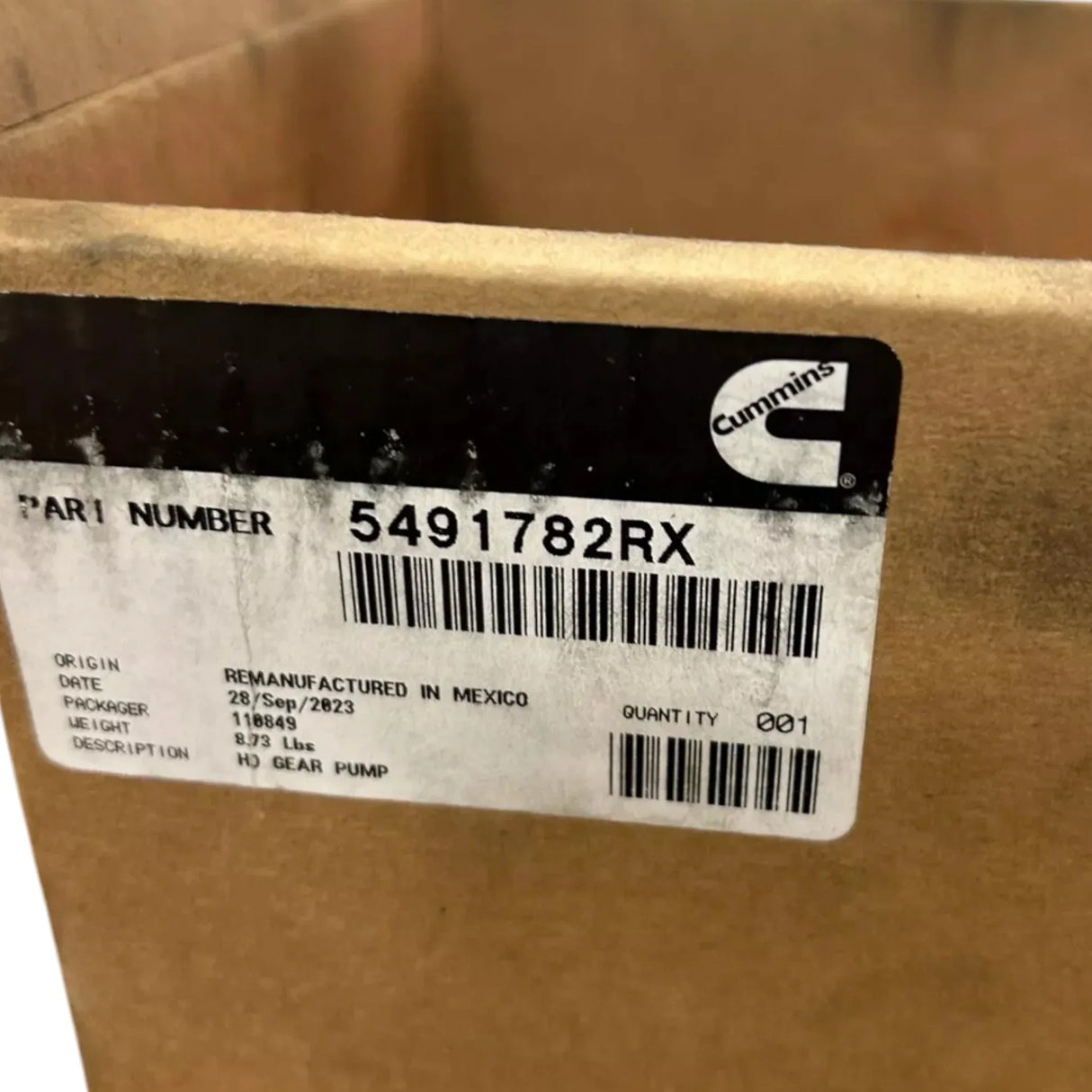 5491782 Genuine Cummins Fuel Pump - Truck To Trailer