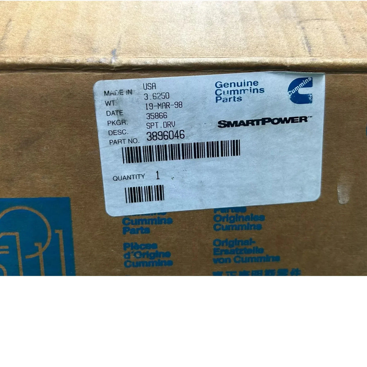 3045776 Genuine Cummins Accessory Drive Support - Truck To Trailer