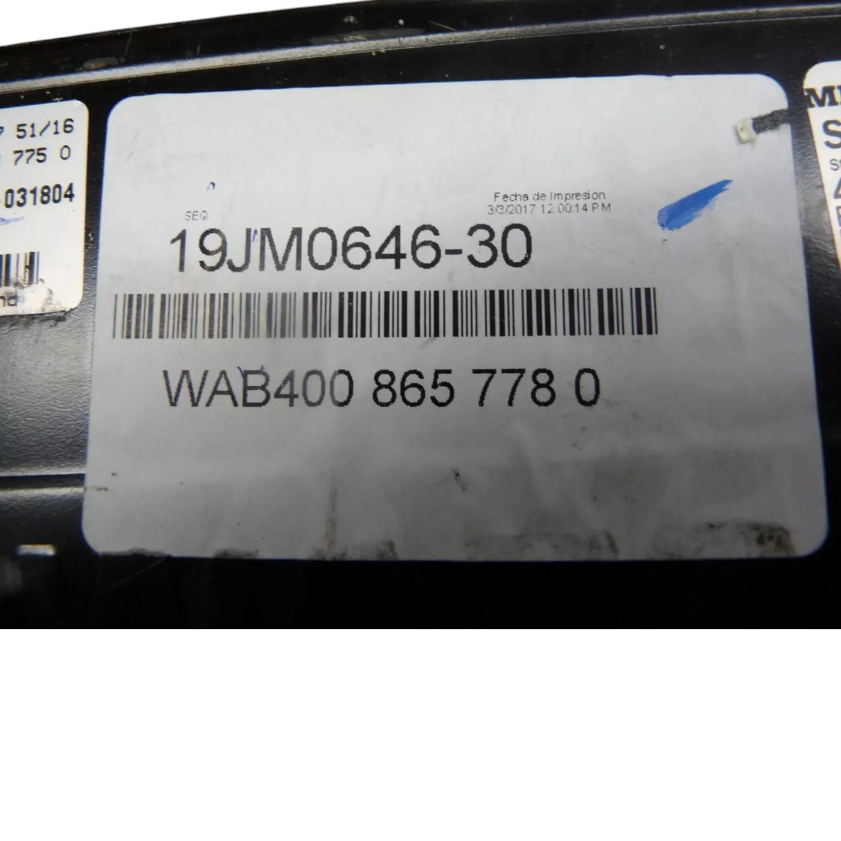 400 865 778 0 Wabco ABS Electronic Control Unit - Truck To Trailer
