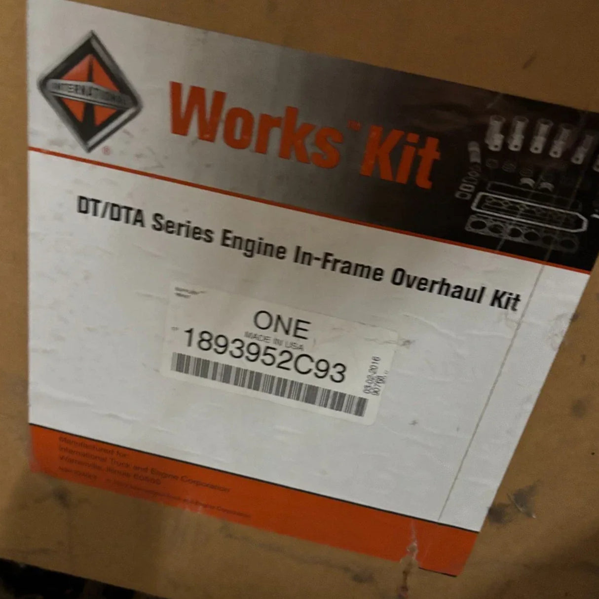 2516360C91 Genuine International Engine Overhaul Kit