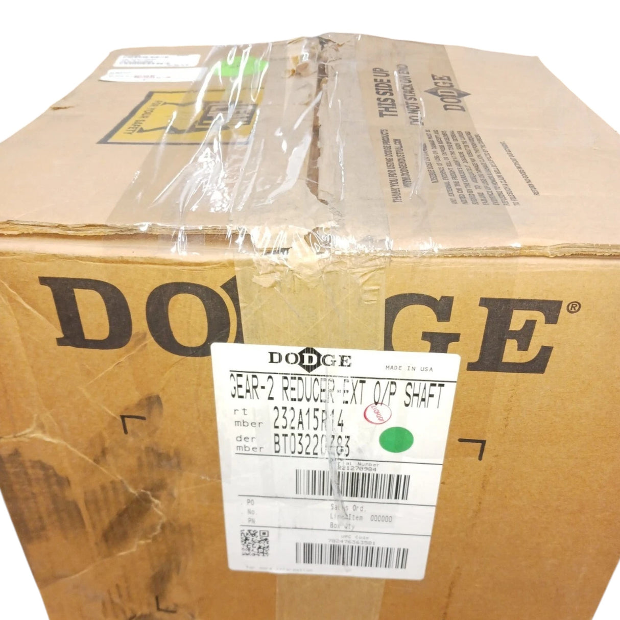 232A15R14 Genuine Dodge Right Angle Worm Gear Speed Reducer