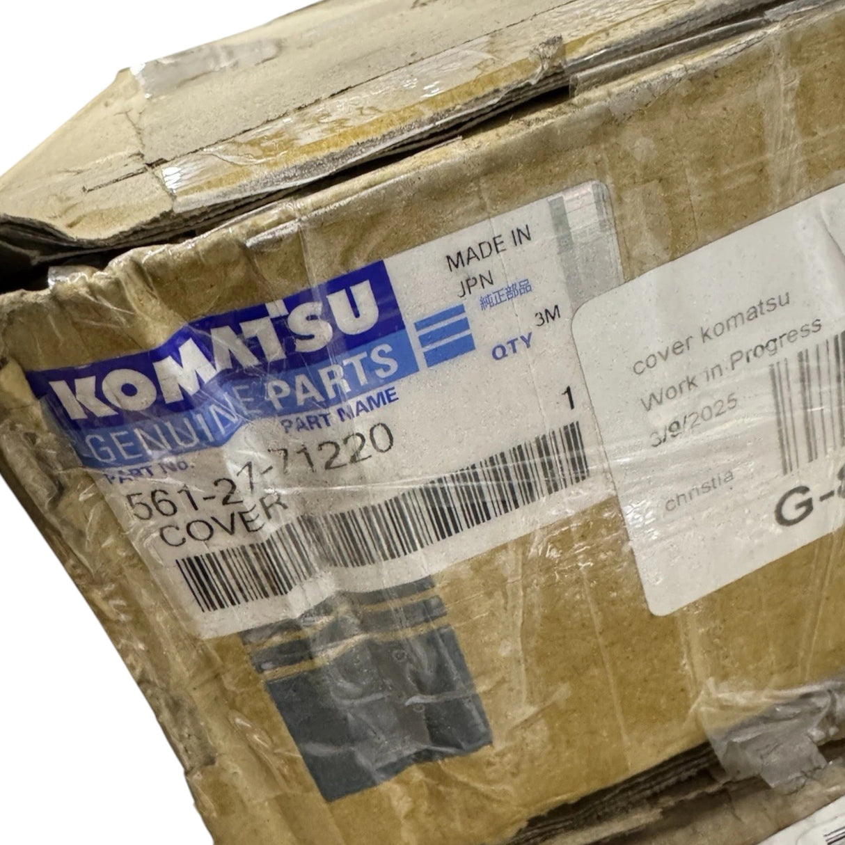 561-27-71220 Genuine Komatsu Cover
