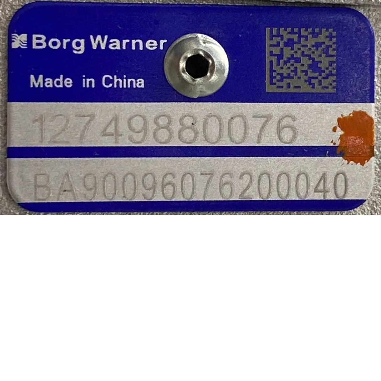 12749880076 Borg Warner Turbocharger