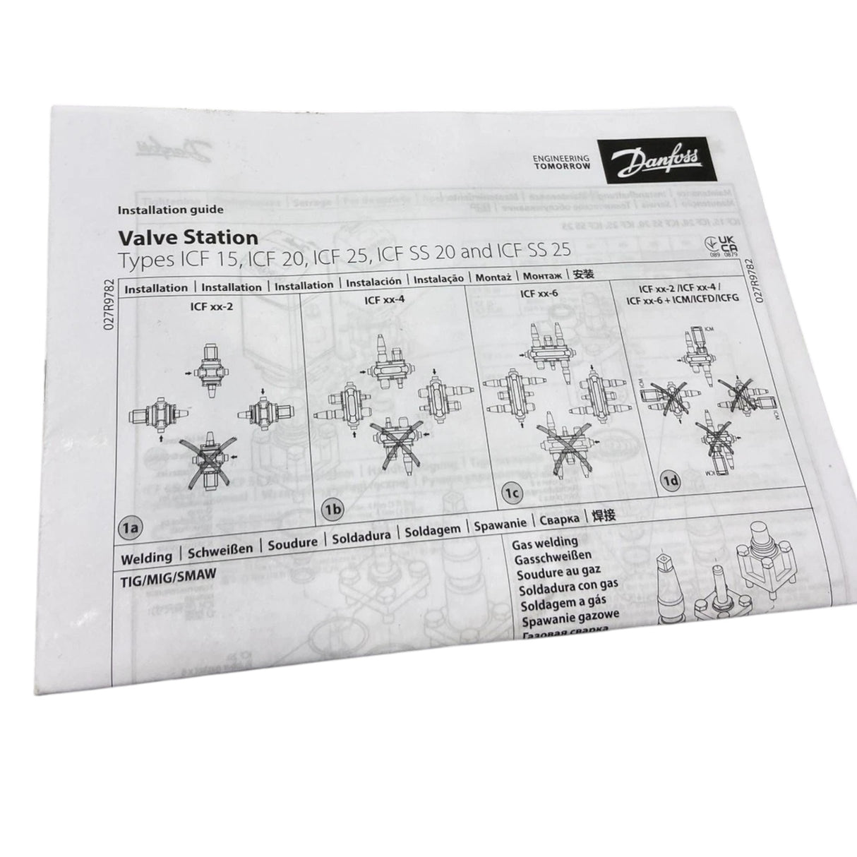 027L4091 Danfoss Refrigeration Valve Station
