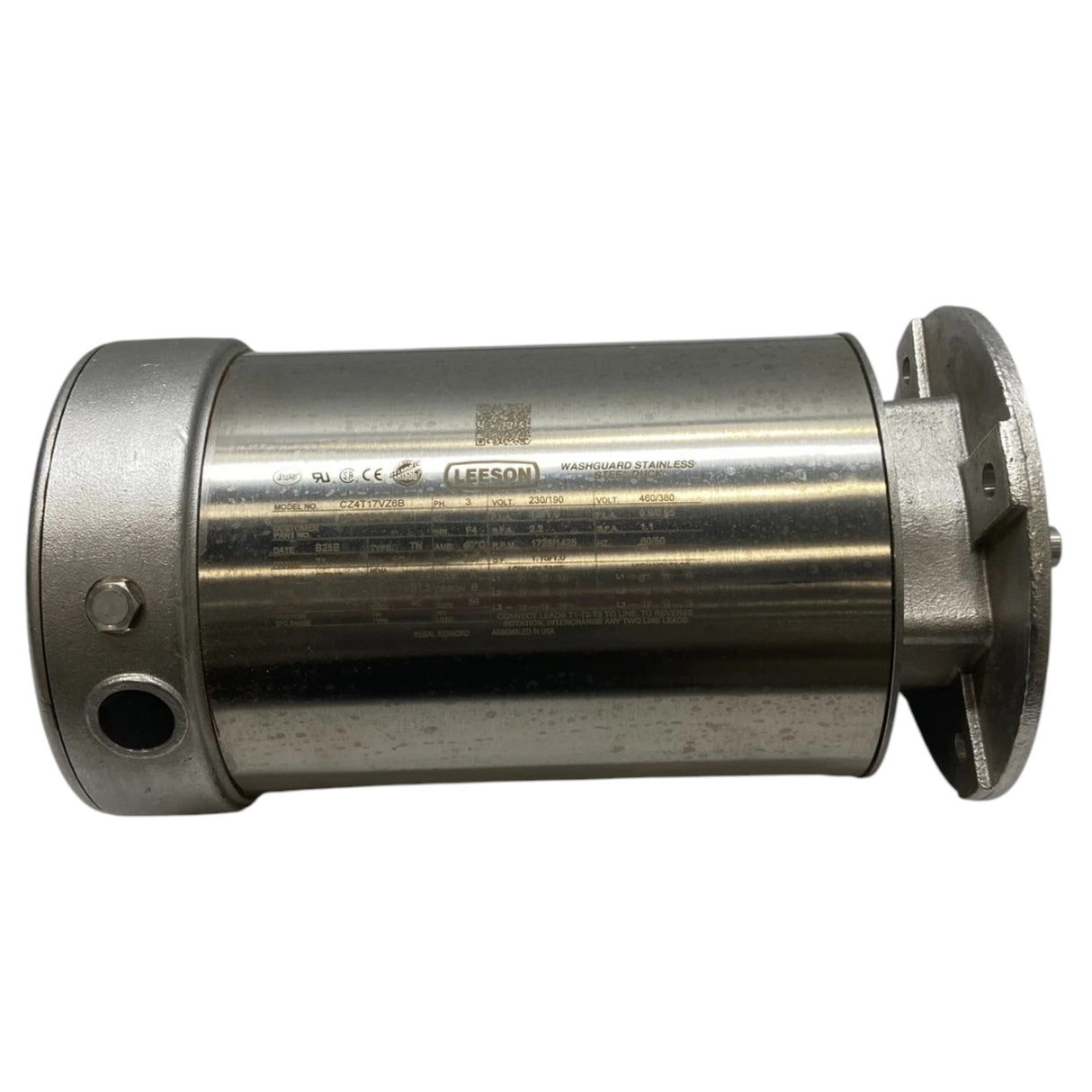 103404.00 Genuine Leeson Washdown Duty Motor