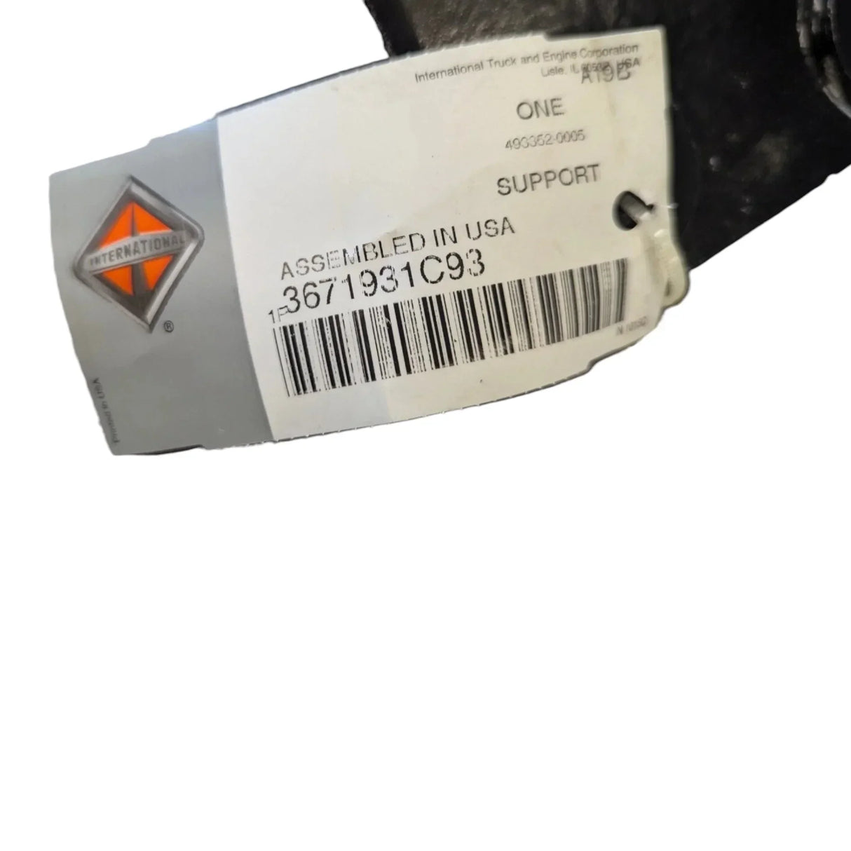 3671931C91 International Support Hood Rear Assembly - Truck To Trailer