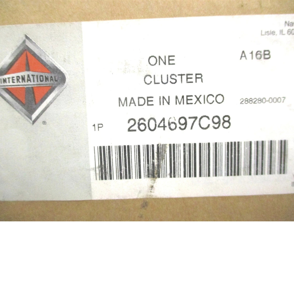 2604697C98 Genuine International Cluster