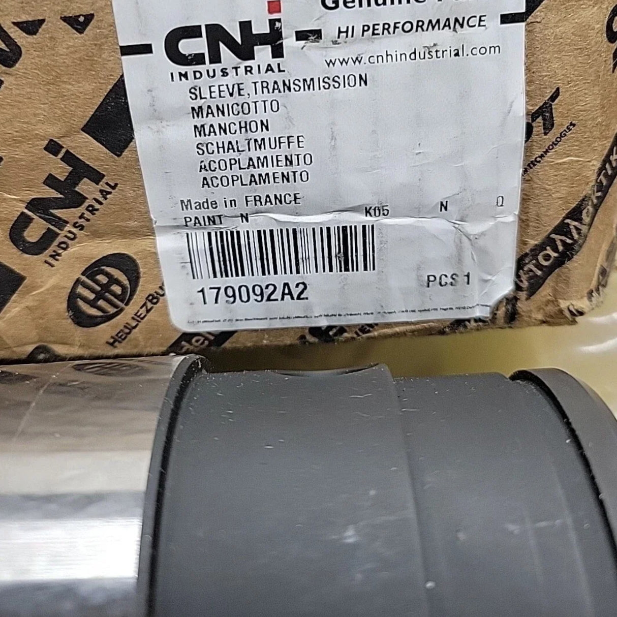 179092A2 Genuine CNH Transmission Sleeve