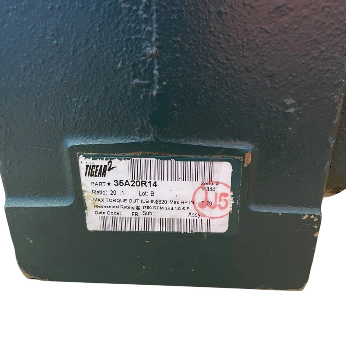 35A20R14 Dodge Angle Speed Reducer - Truck To Trailer