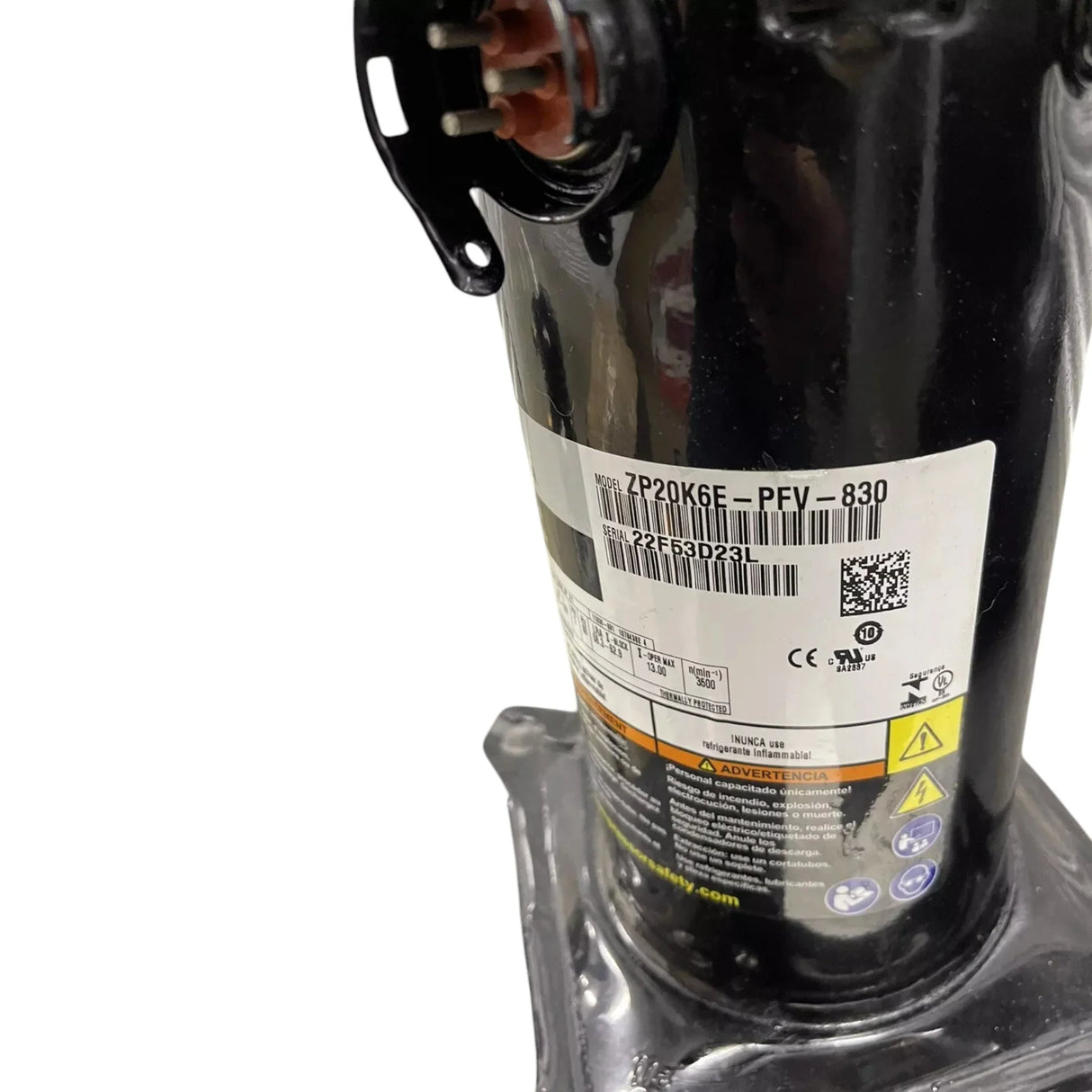 ZP20K6E-PFV-830 Genuine Copeland Scroll Compressor - Truck To Trailer