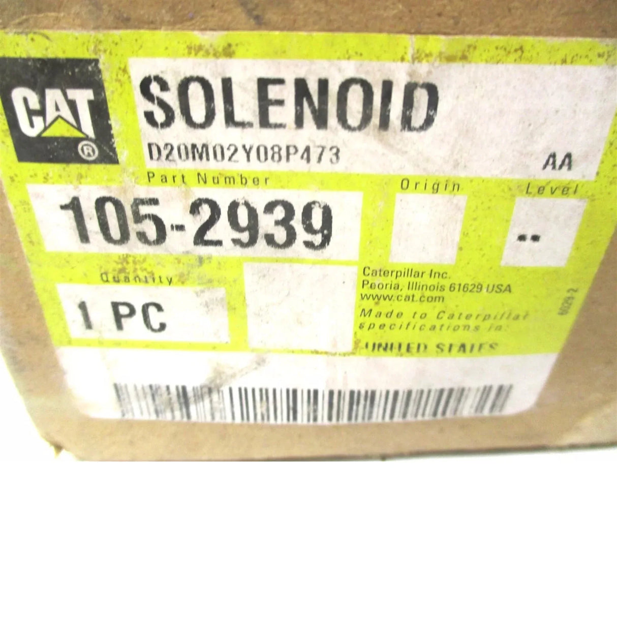 105-2939 CAT Rotary Solenoid - Truck To Trailer