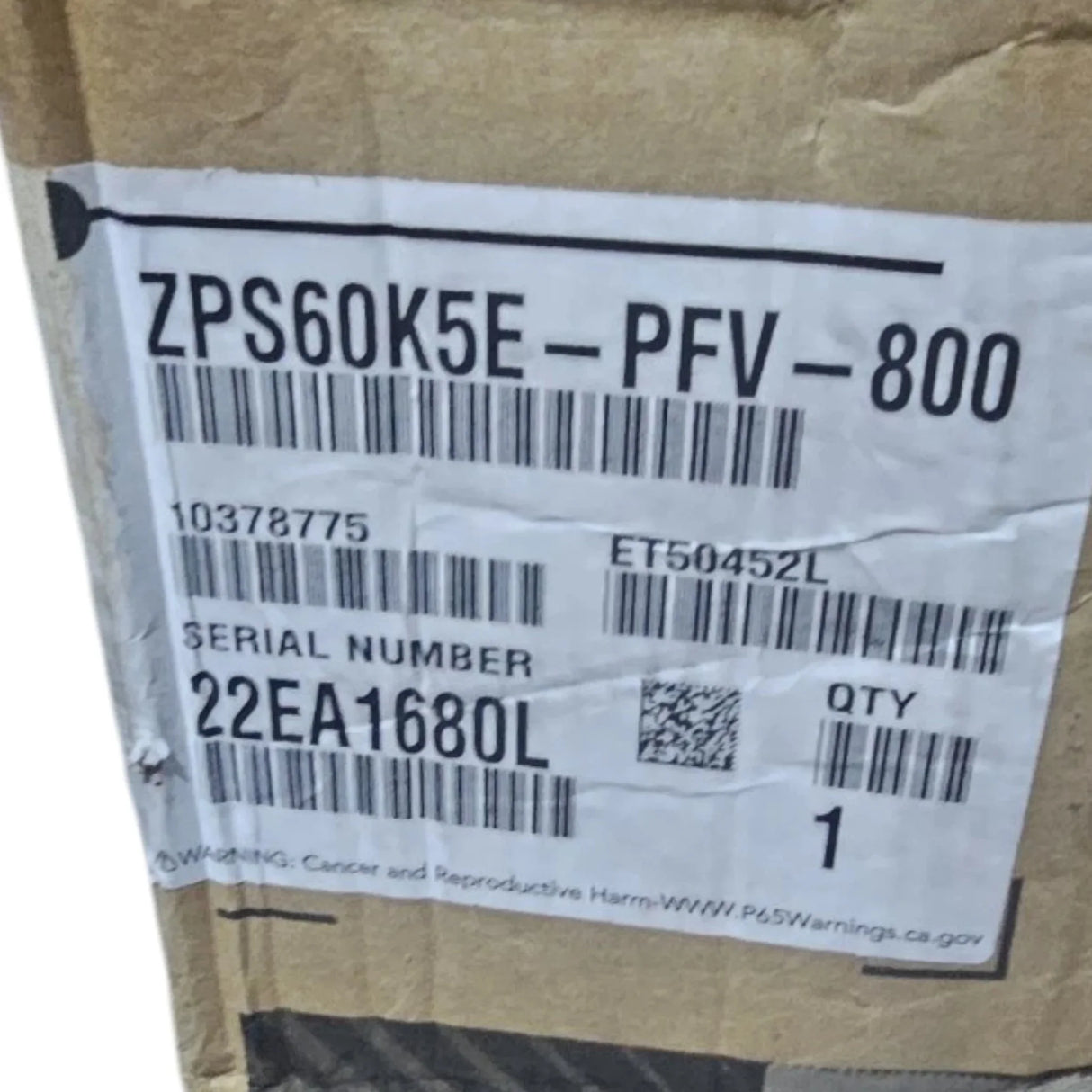 ZPS60K5E-PFV-800 Genuine Copeland Scroll Compressor - Truck To Trailer