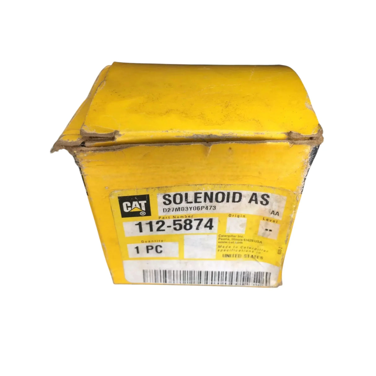 112-5874 CAT 24 Volt Direct Current Pilot Control Solenoid - Truck To Trailer