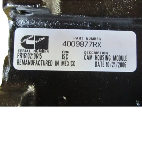 4088604NX Genuine Cummins Fuel Pump Body - Truck To Trailer