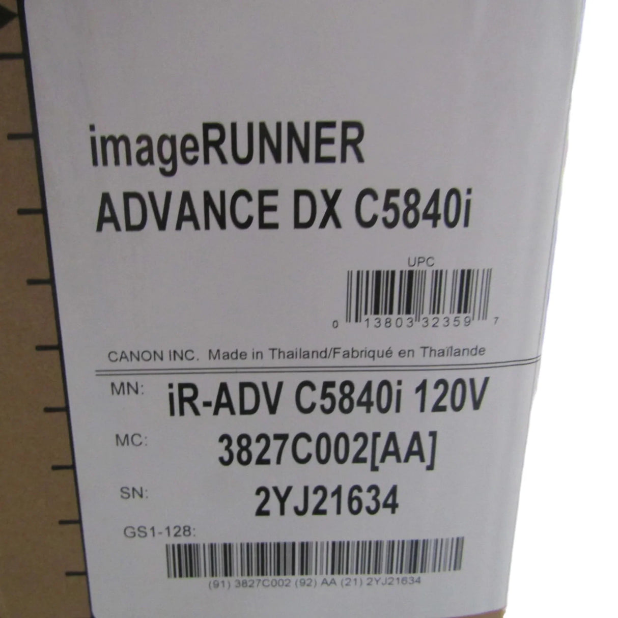 C5840i Genuine Canon ImageRunner Advance DX Multifunction Printer - Truck To Trailer