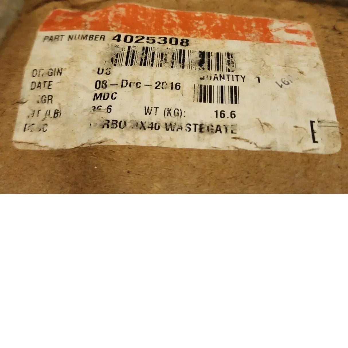 3596384 Genuine Cummins Turbocharger HX40W - Truck To Trailer