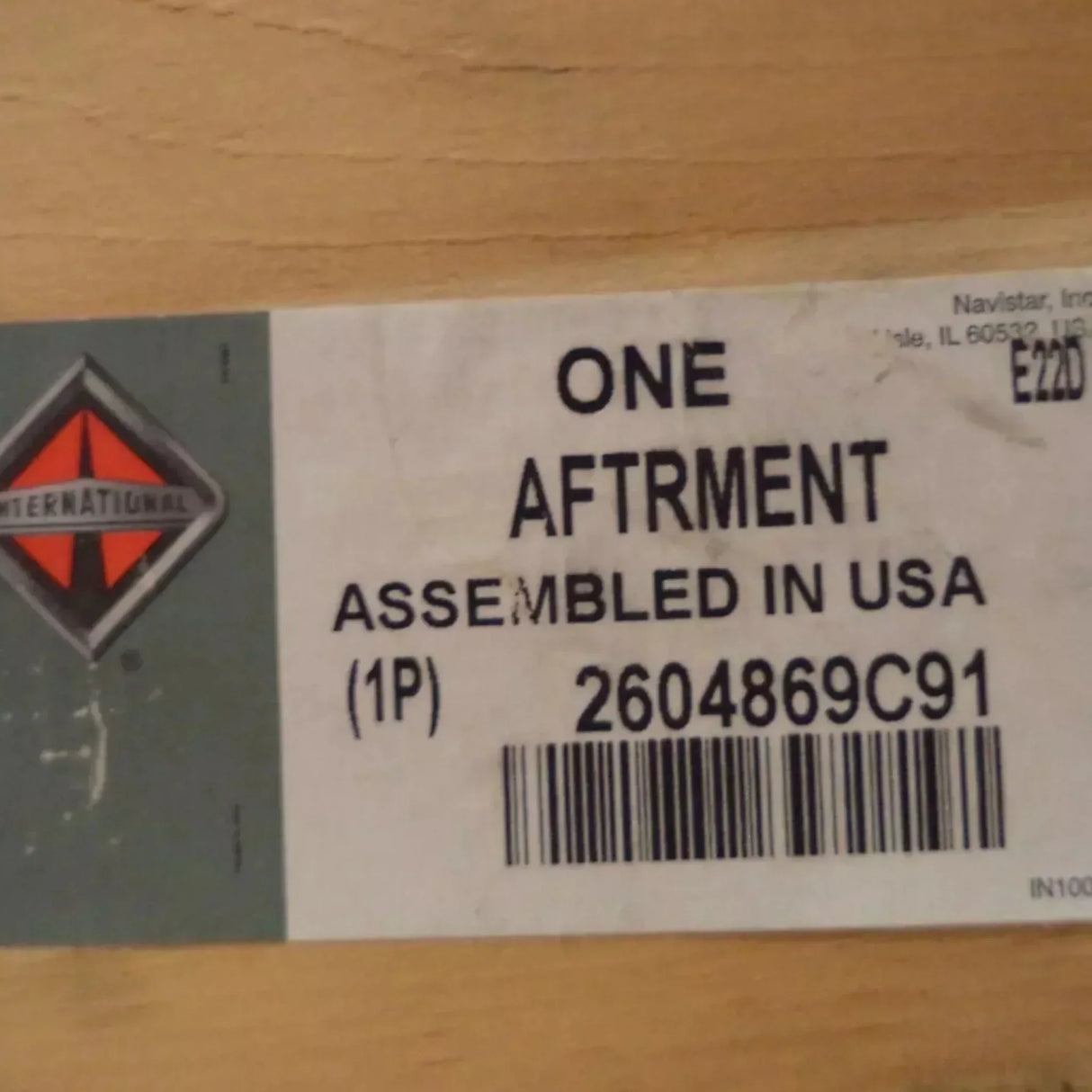 26404873C91 Genuine International Aftertreatment Device Exhaust - Truck To Trailer