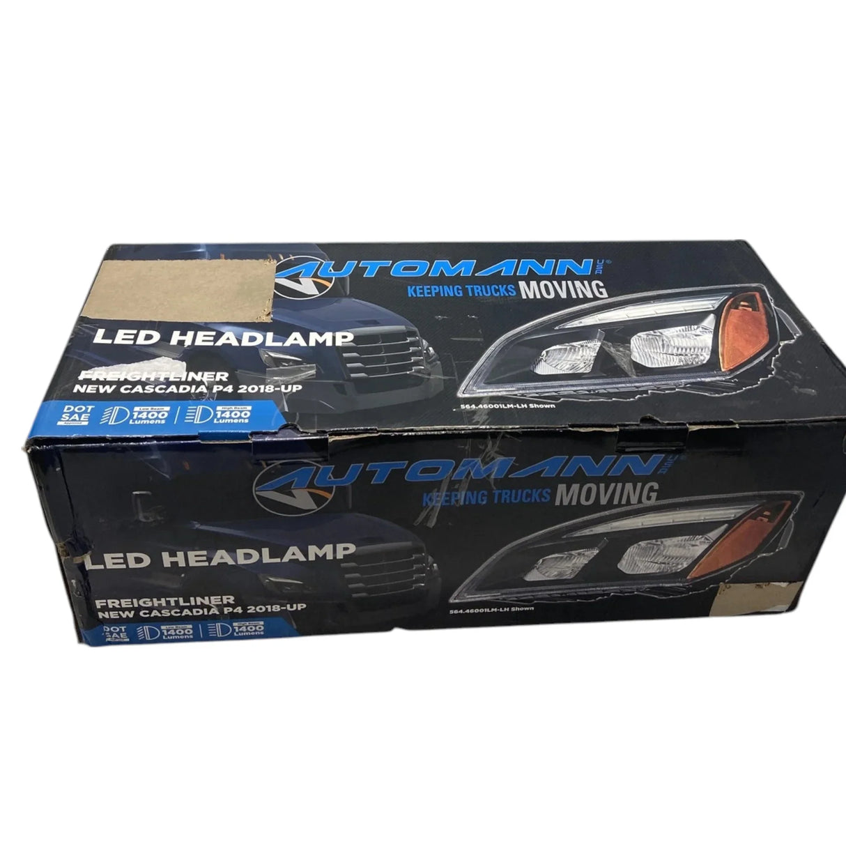 564.46001LM Automann Tinted LED Headlight - Truck To Trailer