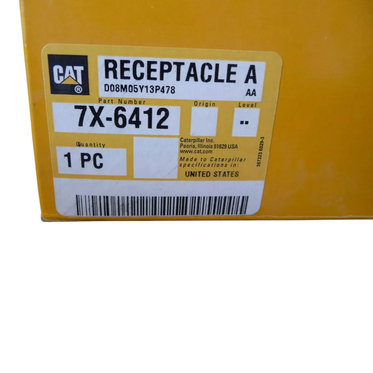 7X-6412 CAT Connector Receptacle - Truck To Trailer