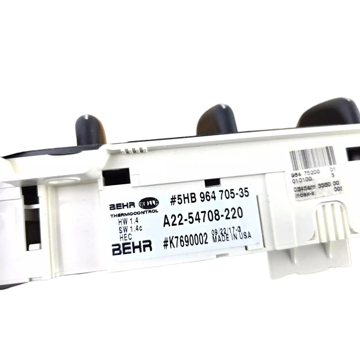 A22-54708-220 Freightliner A/C Climate Control Module - Truck To Trailer