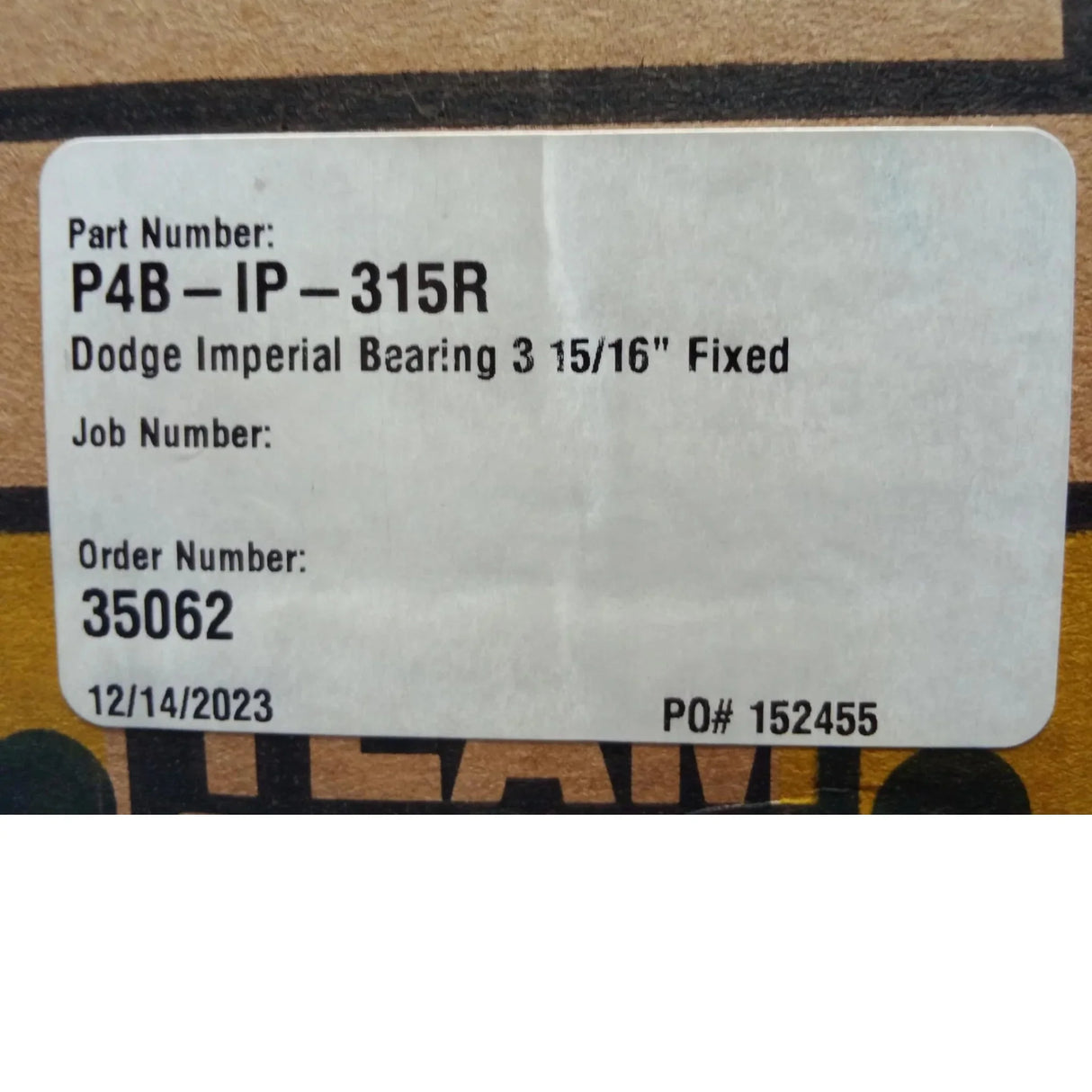P4B-IP-315R Genuine Dodge Pillow Block Bearing - Truck To Trailer