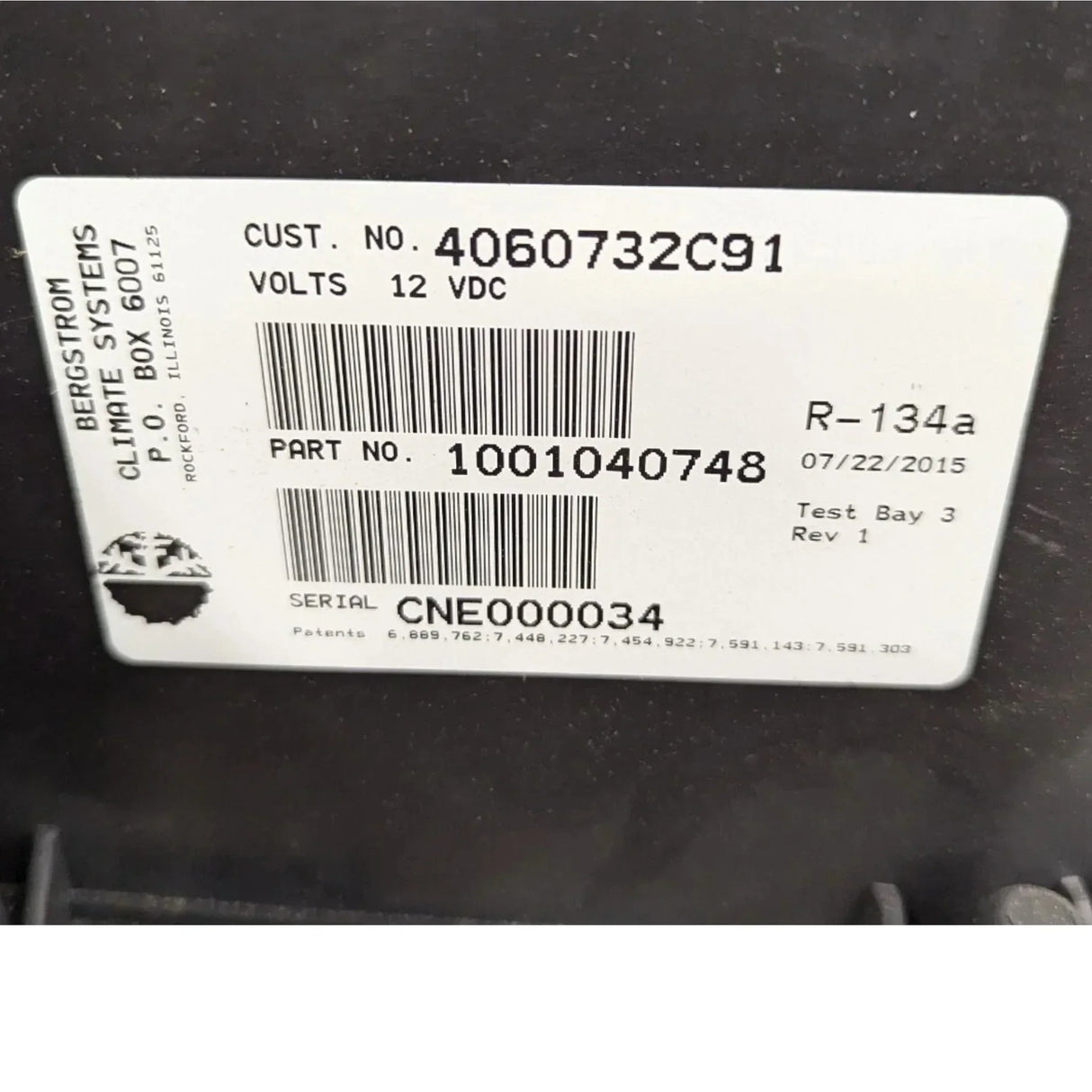 2513868C91 Genuine International Auxiliary Heater A/C Assembly - Truck To Trailer