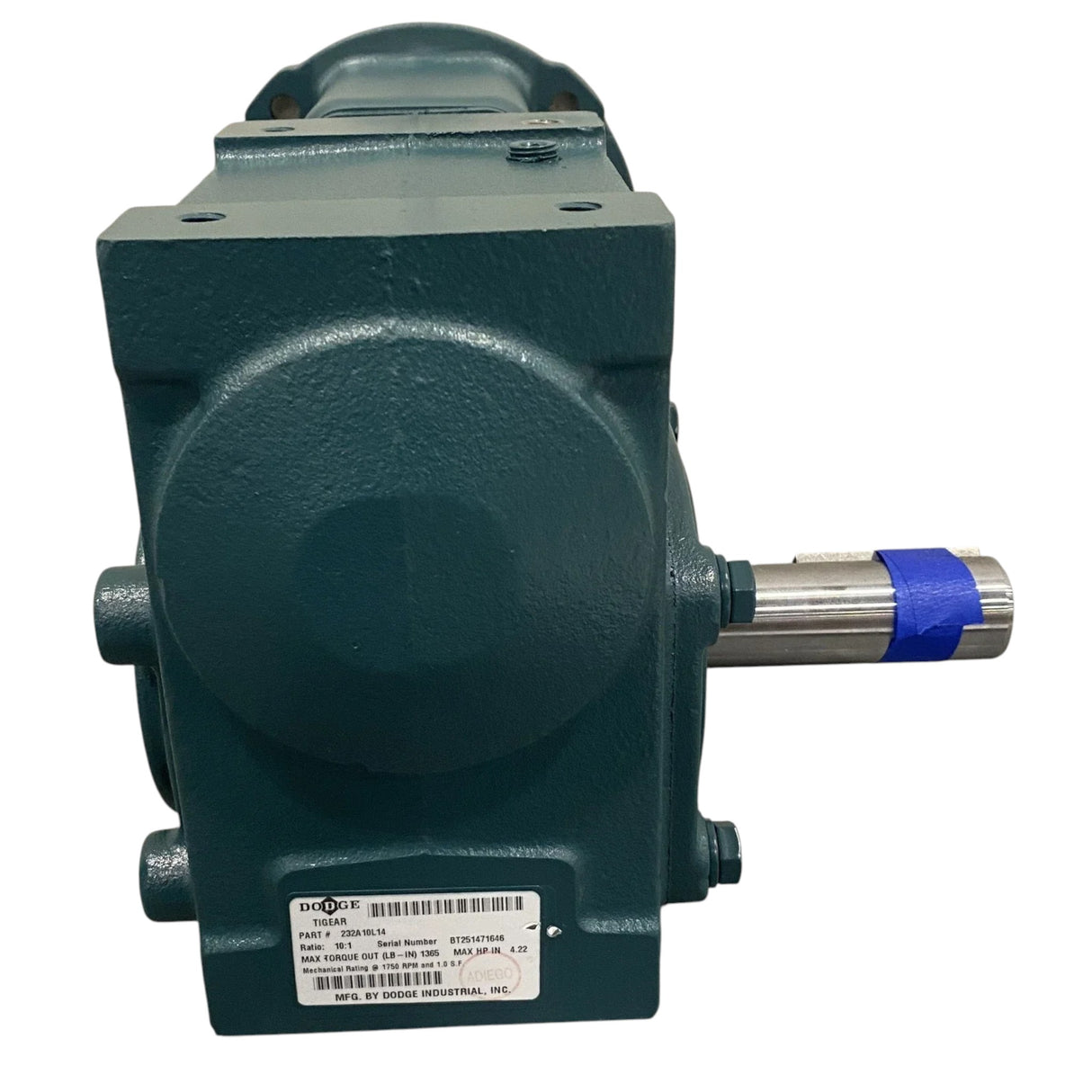 232A10L14 Genuine Dodge Right Angle Worm Gear Speed Reducer