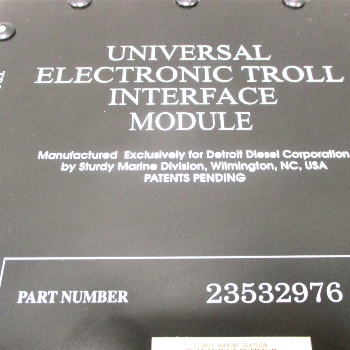 23532976 Detroit Diesel U-ETIM Universal Electronic Troll Interface Module